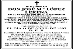 José M.ª López Lerena